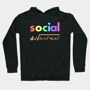 Social Distance Formula Math Hoodie